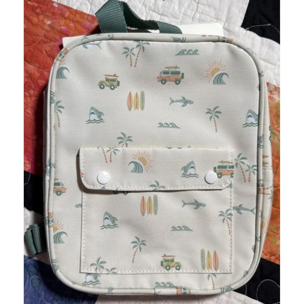 Kids Panama Jack Beach Pack Backpack With Adjustable Straps And Zipper NEW